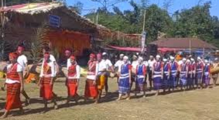 নেত্রকোণায় গারোদের ওয়ানগালা উৎসব